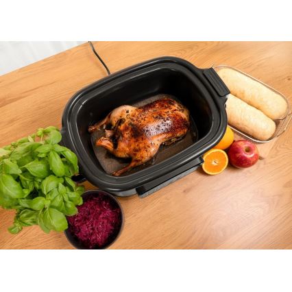Concept CK9000 - Multicuiseur électrique multifonction 6 L 10 en 1 1250 W/230 V inox