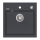 Concept DG00C50DG - Évier de cuisine CUBIS 49x51 cm granit/ gris foncé