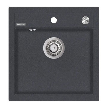 Concept DG00C50DG - Lavello da cucina CUBIS 49x51 cm granito/ grigio scuro