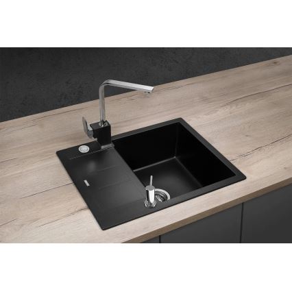 Concept DG05C45BC - Küchenspüle CUBIS 50x62 cm Granit/schwarz