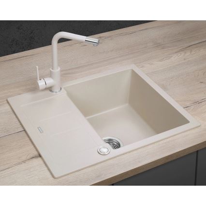 Concept DG05C45BE - CUBIS Küchenspüle 50x62 cm Granit/beige