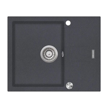 Concept DG05C45DG - Évier de cuisine CUBIS 50x62 cm granite/gris foncé