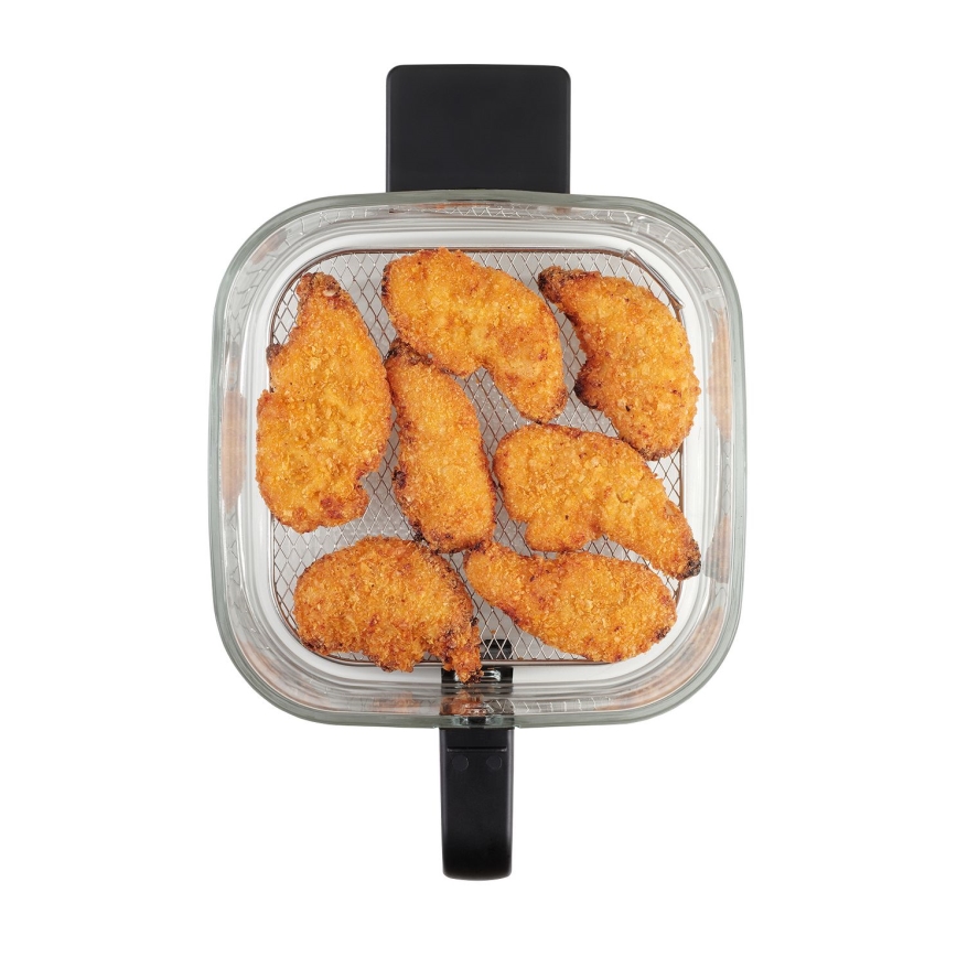 Concept FR5500 - Friggitrice a d'aria GLASS & FAST 5,5 l 1200W/230V nero