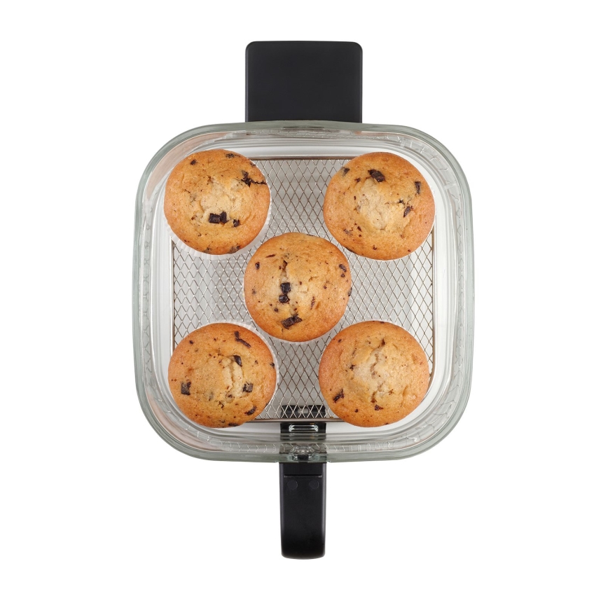 Concept FR5500 - Friggitrice a d'aria GLASS & FAST 5,5 l 1200W/230V nero