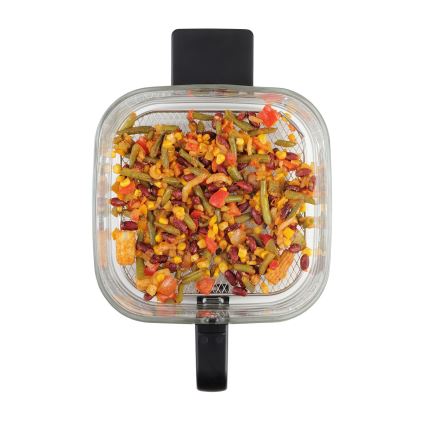 Concept FR5500 - Friggitrice a d'aria GLASS & FAST 5,5 l 1200W/230V nero