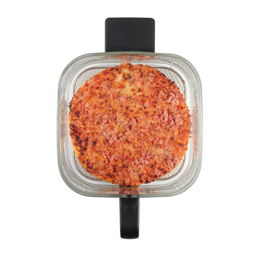 Concept FR5500 - Friggitrice a d'aria GLASS & FAST 5,5 l 1200W/230V nero