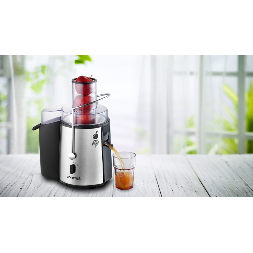 Concept LO7026 - Extracteur de jus centrifuge 1000W/230V noir/acier inoxydable