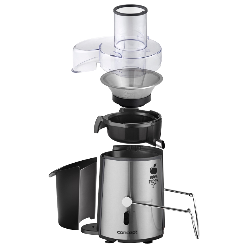 Concept LO7026 - Extracteur de jus centrifuge 1000W/230V noir/acier inoxydable