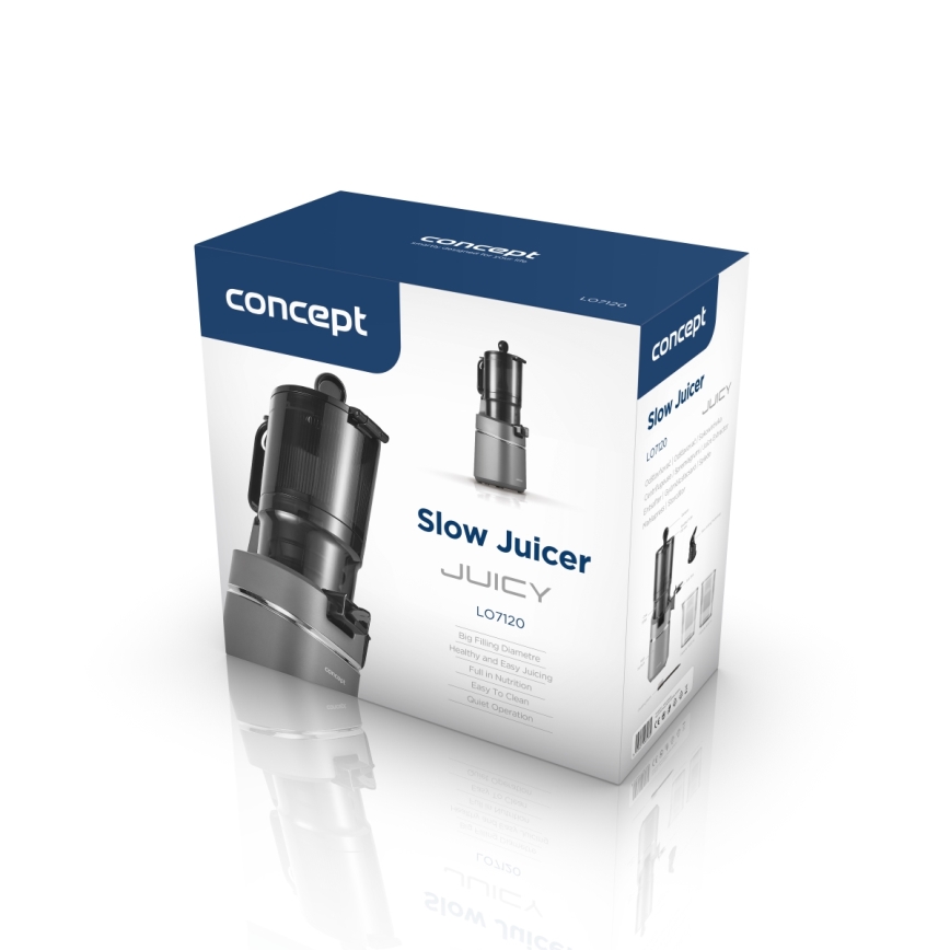 Concept LO7120 - Extracteur de jus JUICY 250W/230V gris