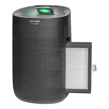 Concept OV1210 - Luftentfeuchter und Luftreiniger PERFECT AIR 1 l 45W/230V schwarz