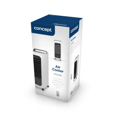 Concept OV5230 - Raffrescatore d'aria portatile 2 in 1 6 l 80W/230V bianco + telecomando