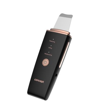 Concept PO2060 - Spatule cosmétique à ultrasons PERFECT SKIN 3,5W/5V USB 500 mAh IPX6 noir