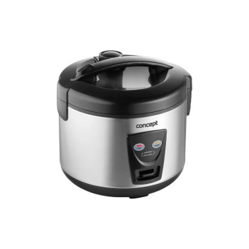 Concept RE2020 - Reiskocher 2-in-1, 650 W/230 V, 1,5 l, Edelstahl/Schwarz