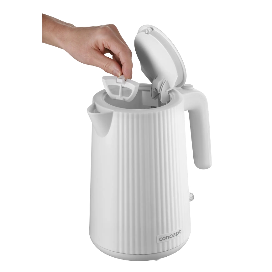 Concept RK2390 - Bollitore elettrico 1,7 l 2200W/230V bianco