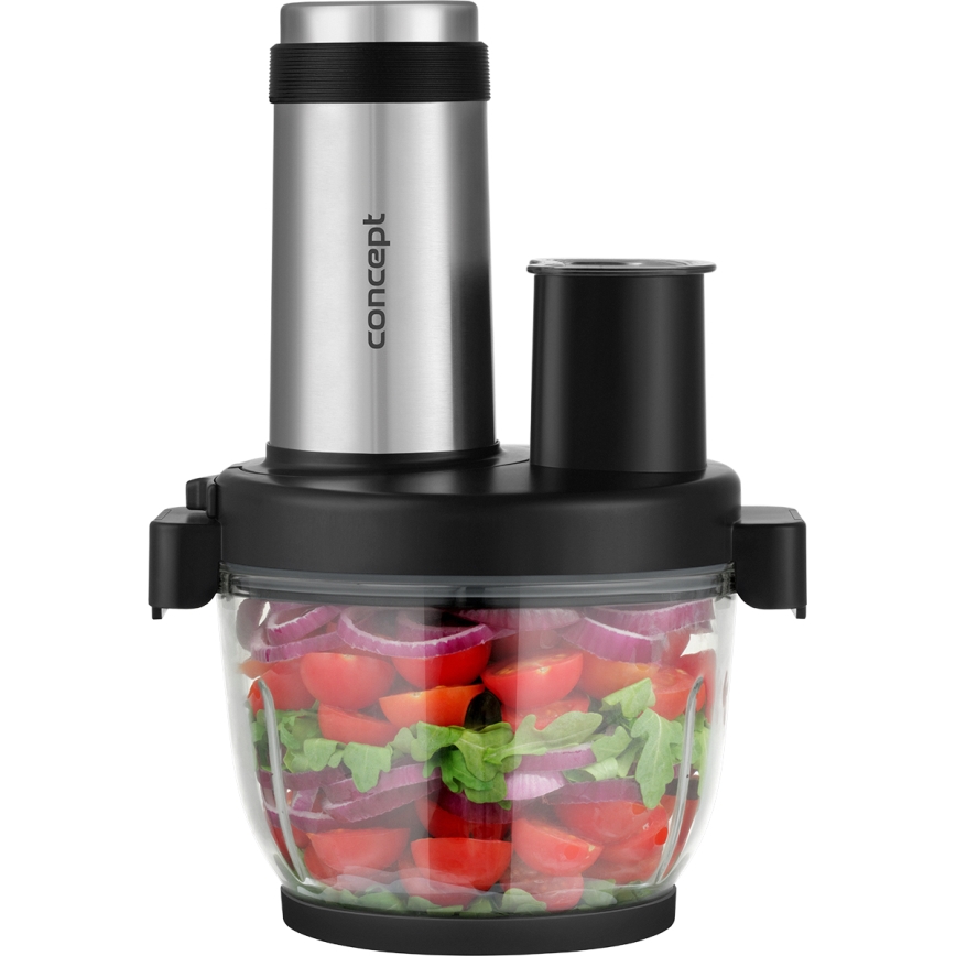 Concept RM3300 - Robot de cuisine avec râpe 1000W/230V noir/acier inoxydable