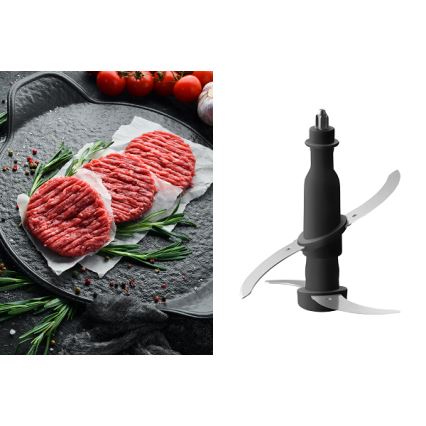 Concept RM3300 - Robot de cuisine avec râpe 1000W/230V noir/acier inoxydable