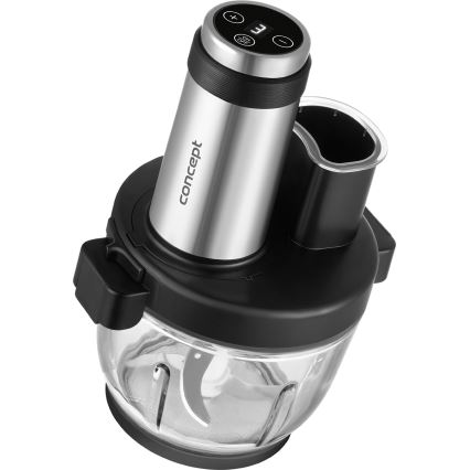 Concept RM3300 - Robot de cuisine avec râpe 1000W/230V noir/acier inoxydable