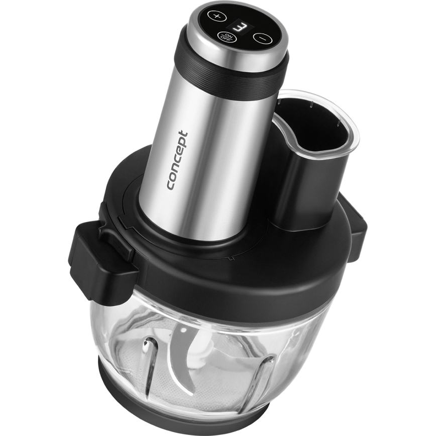Concept RM3300 - Robot de cuisine avec râpe 1000W/230V noir/acier inoxydable