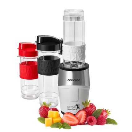 Concept SM3380 - Frullatore con accessori ACTIVE SMOOTHIE 500W/230V bianco