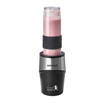 Concept SM3385 - Frullatore con accessori ACTIVE SMOOTHIE 500W/230V nero