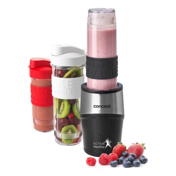 Concept SM3385 - Mixeur à smoothie avec accessoires ACTIVE SMOOTHIE 500W/230V noir