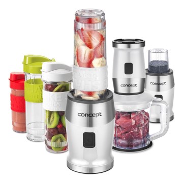 Concept SM3391 - Frullatore con accessori 700W/230V bianco