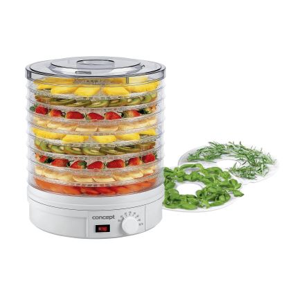 Concept SO1020 - Essiccatore per alimenti 245W/230V bianco