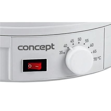 Concept SO1020 - Essiccatore per alimenti 245W/230V bianco