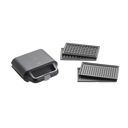 Concept SV3054 - Appareil à croque-monsieur 3en1 700W/230V noir