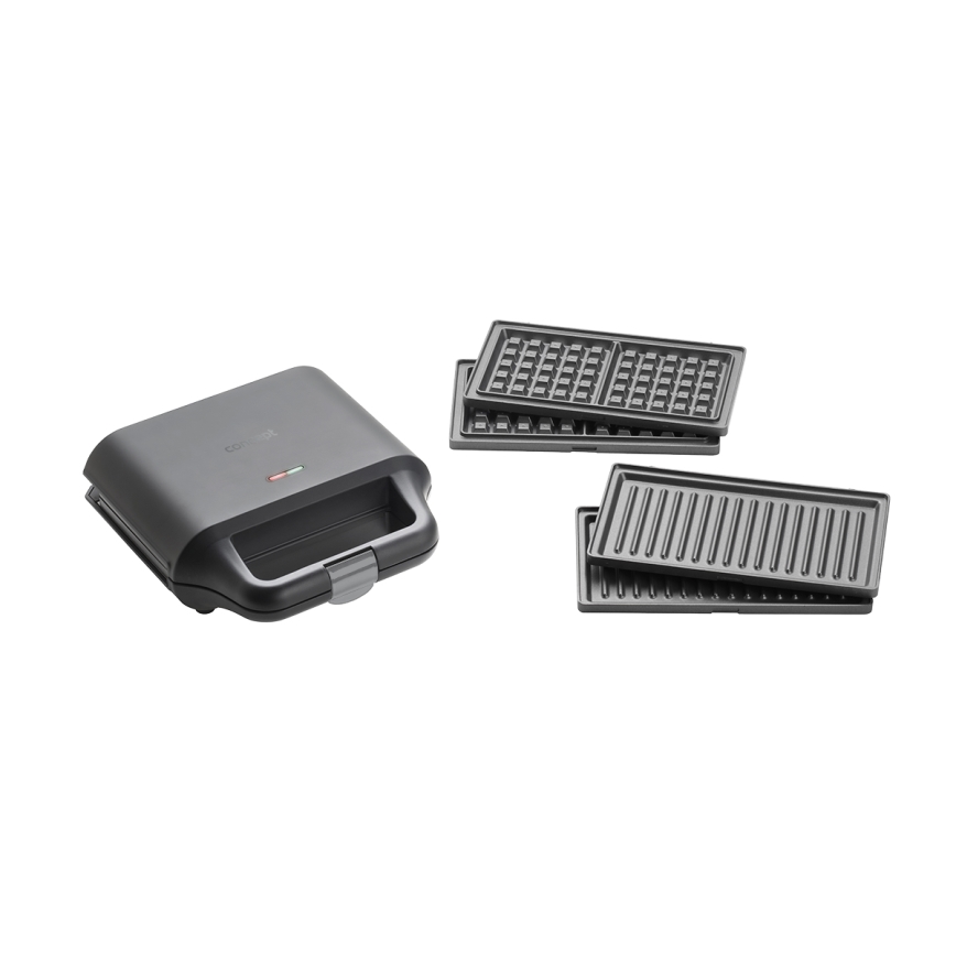 Concept SV3054 - Appareil à croque-monsieur 3en1 700W/230V noir