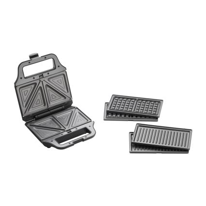 Concept SV3054 - Macchina per i panini 3in1 700W/230V nero
