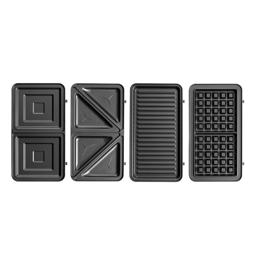 Concept SV3070 - Macchina per i panini XXL 4in1 900W/230V nero/acciaio inossidabile