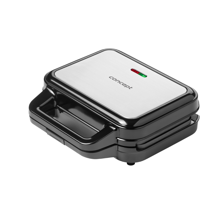 Concept SV3070 - Macchina per i panini XXL 4in1 900W/230V nero/acciaio inossidabile