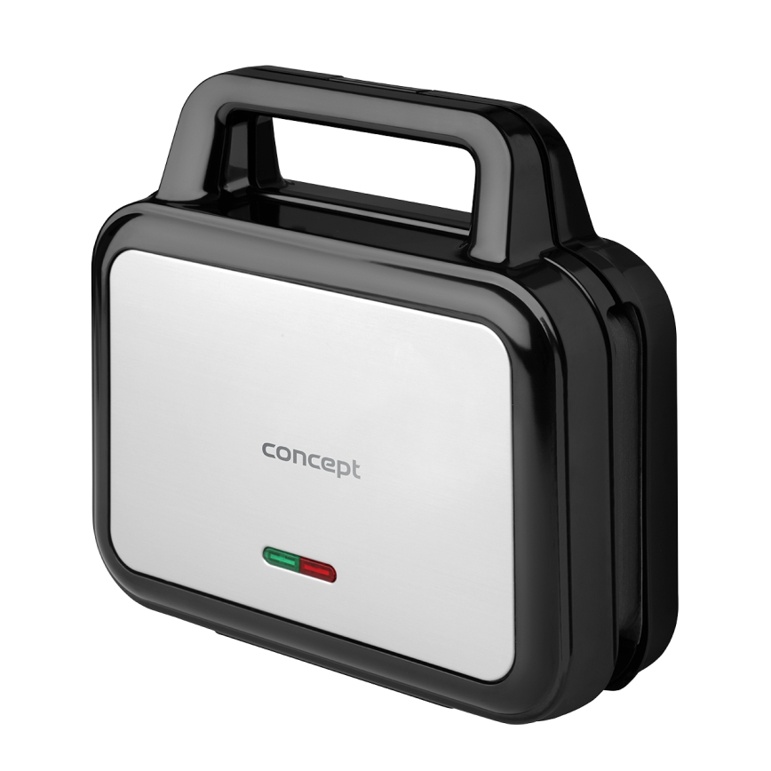 Concept SV3070 - Macchina per i panini XXL 4in1 900W/230V nero/acciaio inossidabile