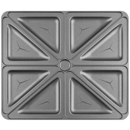Concept SV3080 - Appareil à croque-monsieur FAMILY 3en1 1200W/230V noir/acier inoxydable