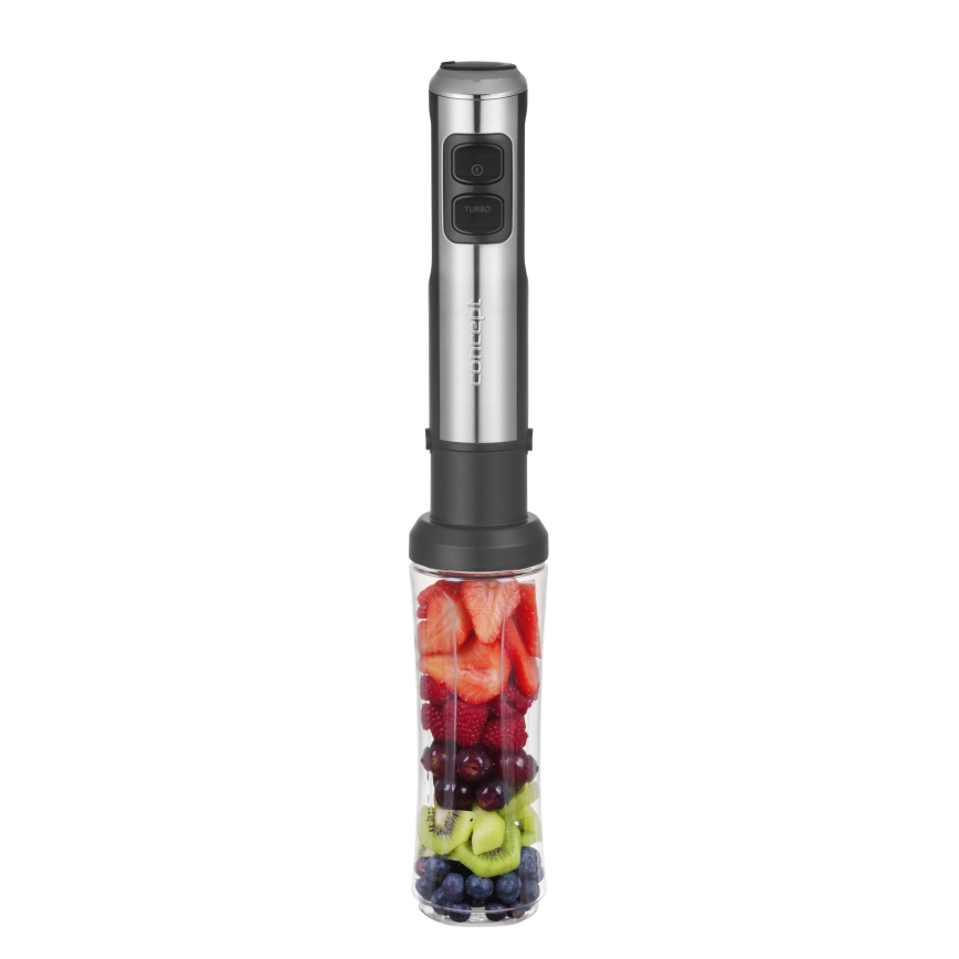 Concept TM5500 - Frullatore a immersione con accessori 1500W/230V nero/acciaio inossidabile