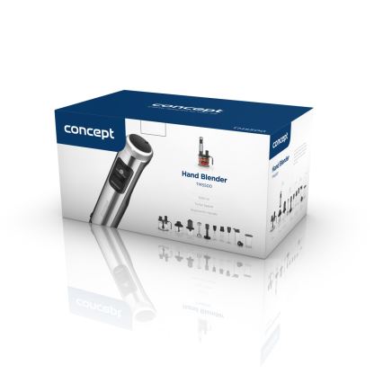 Concept TM5500 - Frullatore a immersione con accessori 1500W/230V nero/acciaio inossidabile