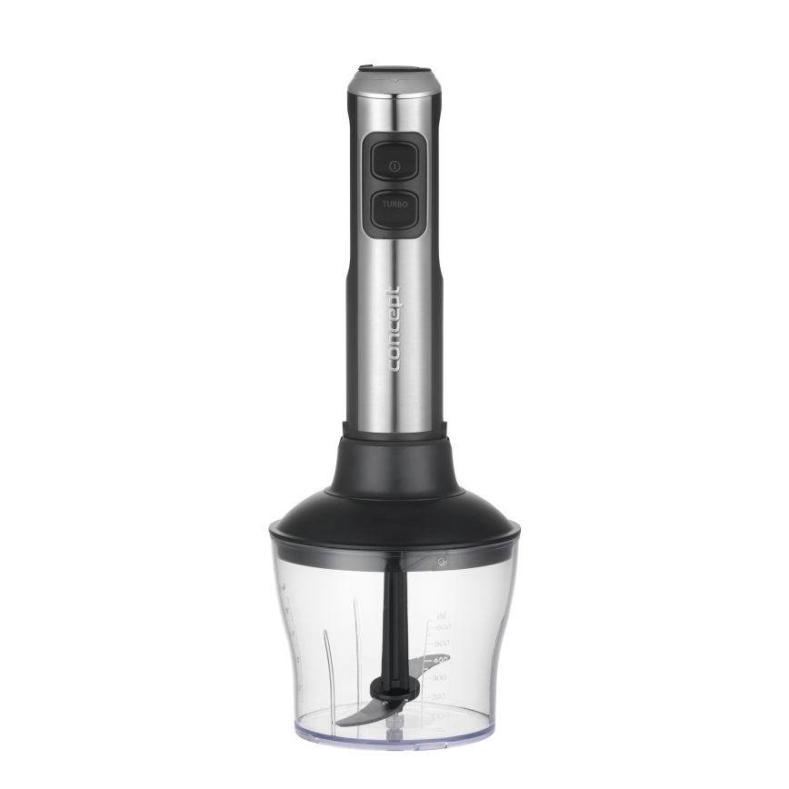 Concept TM5510 - Mixeur plongeant avec accessoires 1500W/230V noir/acier inoxydable