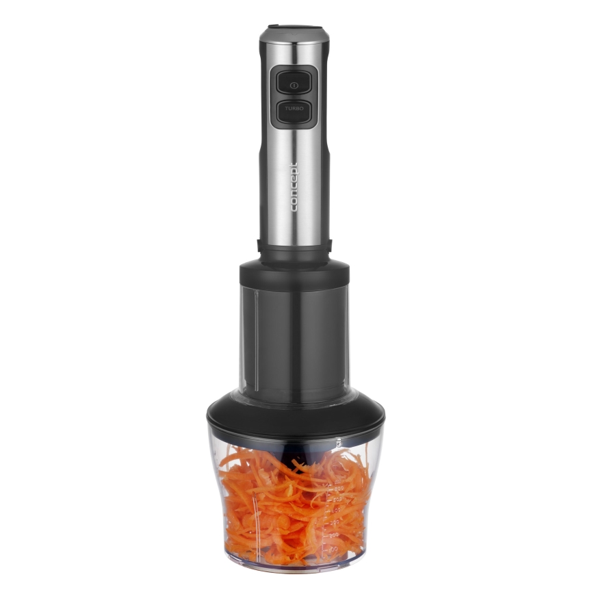 Concept TM5510 - Mixeur plongeant avec accessoires 1500W/230V noir/acier inoxydable