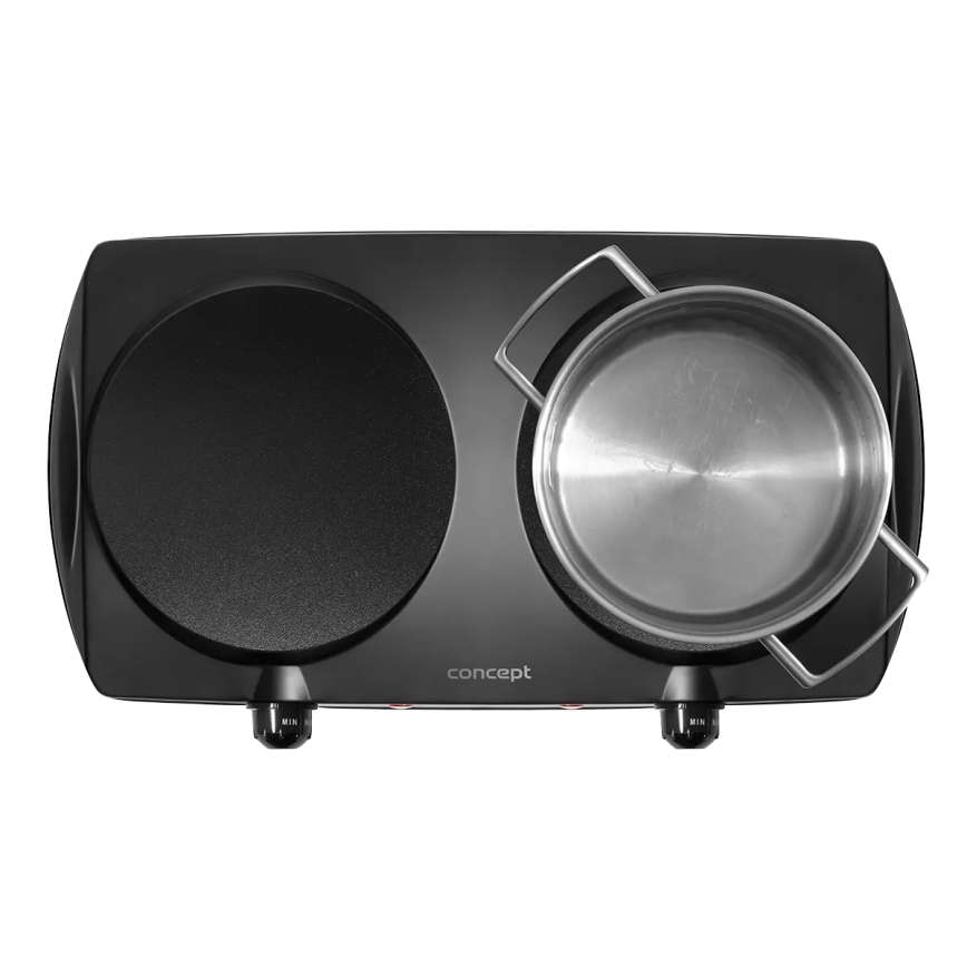 Concept VE3060 - Doppelkochplatte 2500W/230V schwarz