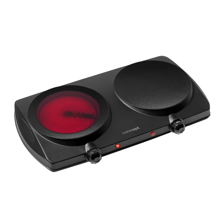 Concept VE3060 - Doppelkochplatte 2500W/230V schwarz