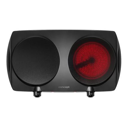 Concept VE3060 - Réchaud à deux plaques 2500W/230V noir