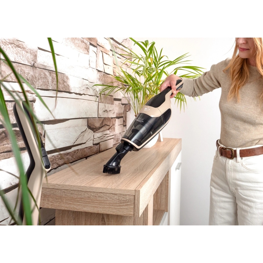 Concept VP4220 - Scopa elettrica senza fili 3 in 1 AQUAGLIDE 160W/28,8V 2200 mAh beige