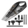Concept VP4353-Aspirapolvere portatile WET & DRY RISER EXTENSION 110W/18,5V 2200 mAh nero