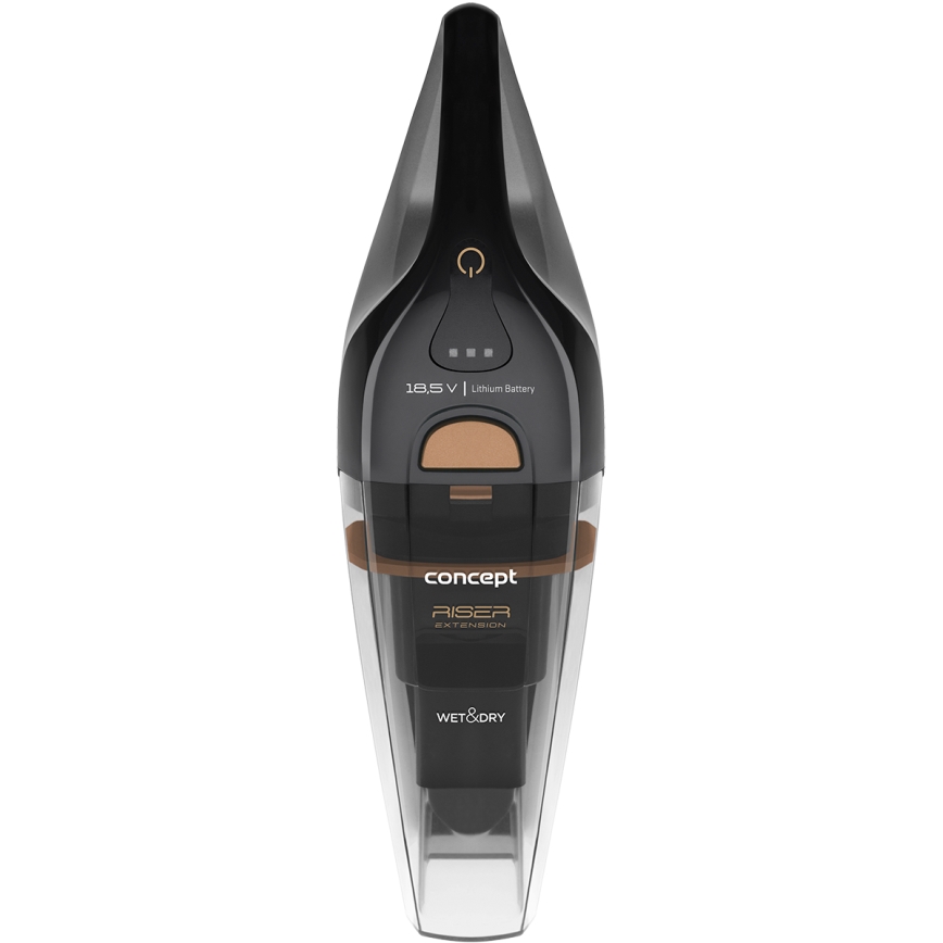 Concept VP4353-Aspirapolvere portatile WET & DRY RISER EXTENSION 110W/18,5V 2200 mAh nero