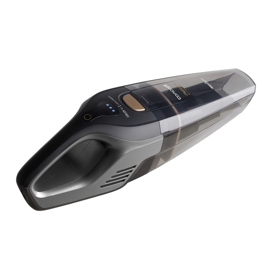 Concept VP4353 - Aspirapolvere portatile WET & DRY con prolunga RISER 110W/18,5V 2200 mAh nero