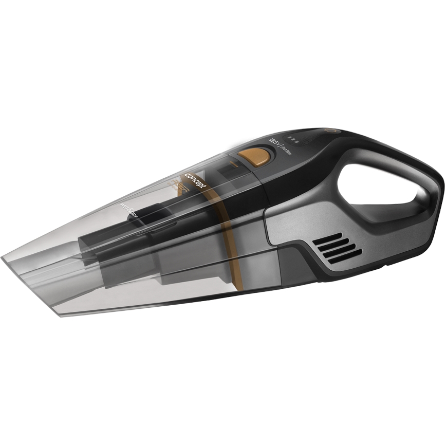 Concept VP4353 - Aspirapolvere portatile WET & DRY con prolunga RISER 110W/18,5V 2200 mAh nero