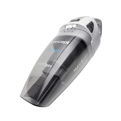 Concept VP4370 - Aspirateur de poche WET & DRY PERFECT CLEAN 90W/14,8V 2200 mAh blanc