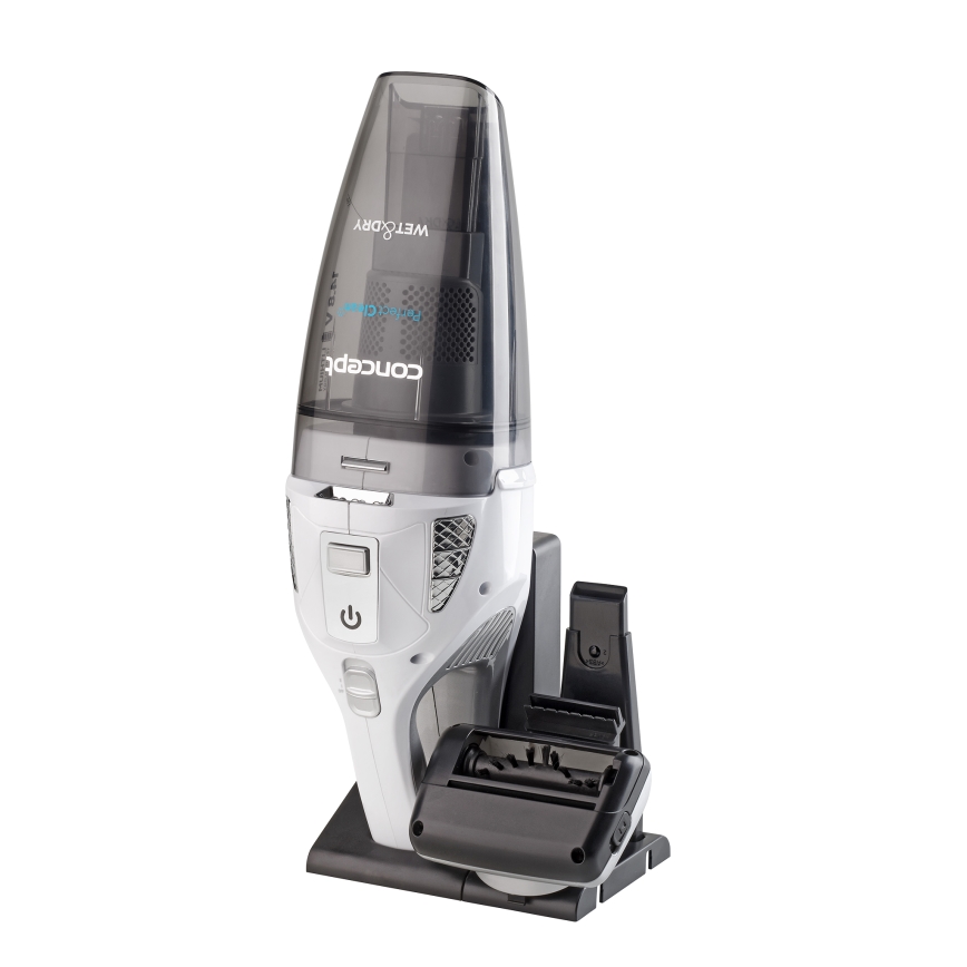 Concept VP4370 - Aspirateur de poche WET & DRY PERFECT CLEAN 90W/14,8V 2200 mAh blanc