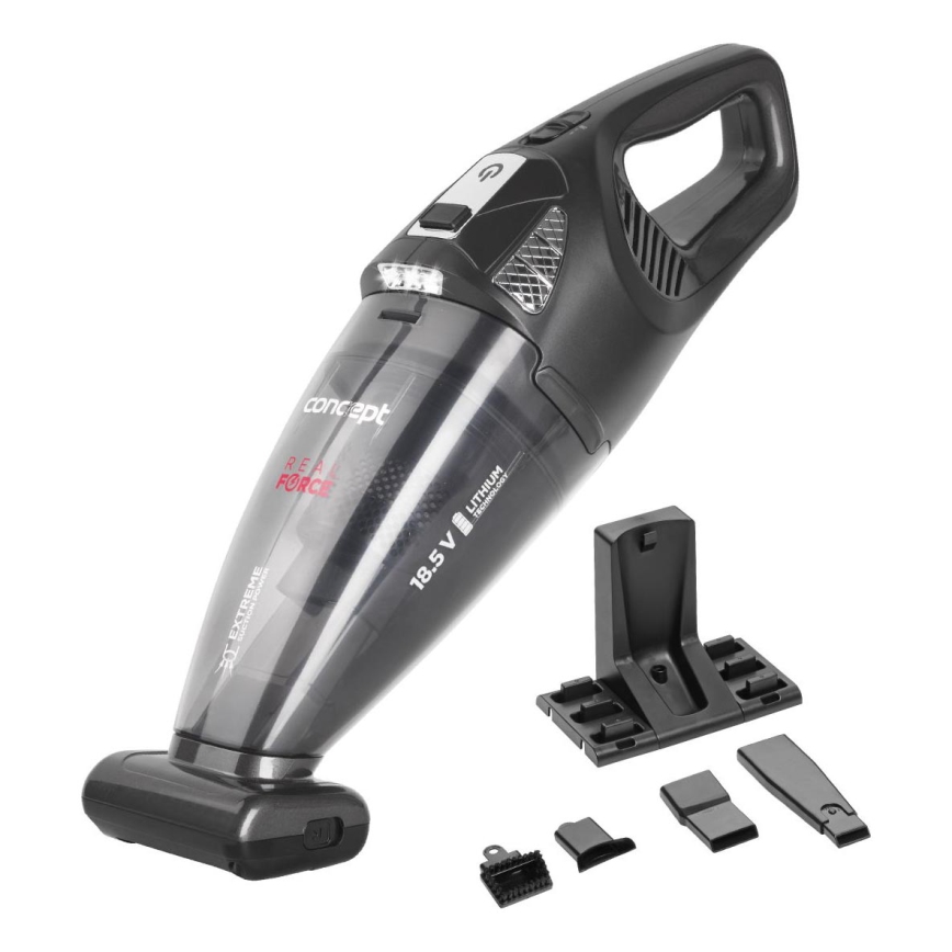Concept VP4380 - Aspirapolvere portatile REAL FORCE 110W/18,5V 2200 mAh nero